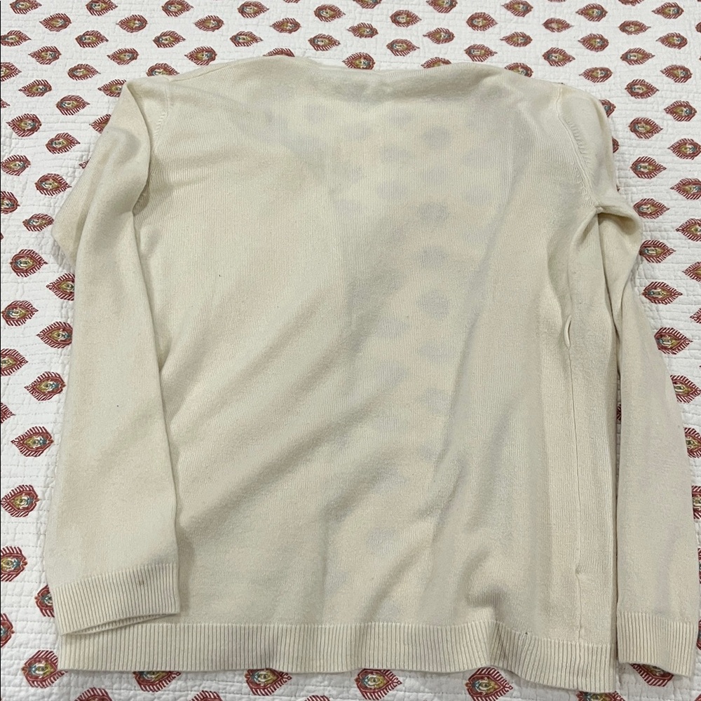 Cream Button-Up Cardigan - Picture 6 of 6
